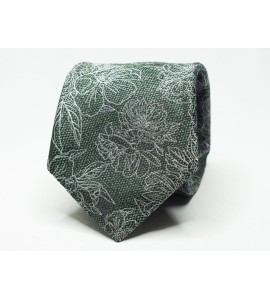Mens Blush Green Floral Tie